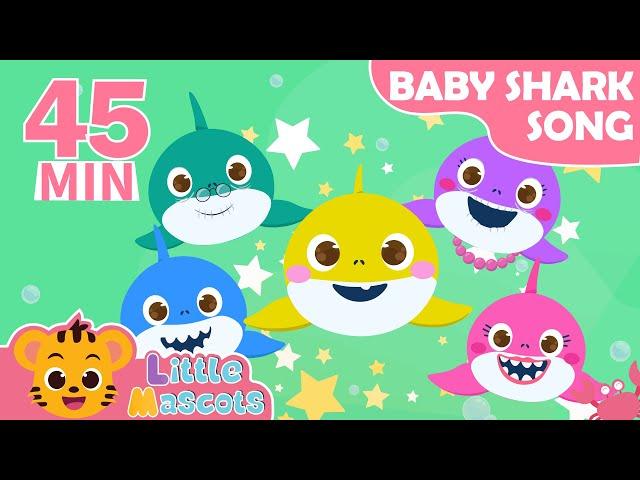 Baby Shark + Five Little Speckled Frogs + more Little Mascots Rhymes & Kids Songs