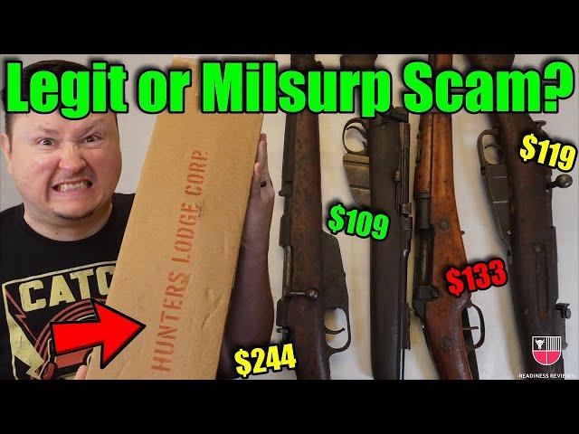 The Infamous: Hunters Lodge (Milsurp Score or Scam?)  Unboxing Cheap Military Surplus Firearms C&R