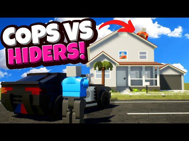 Escape the Police Hide and Seek in Lego City! (Brick Rigs Multiplayer)