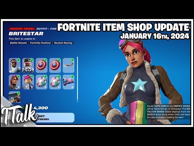 MORE MARVEL RETURNS! Fortnite Item Shop [January 16th, 2024] (Fortnite Chapter 5)