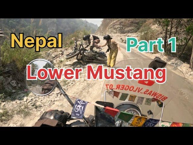 Pokhra To Muktinath  Part 1 | 27/04/2024 Lower Mustang  Solo Ride | Adventure Of My Life ￼