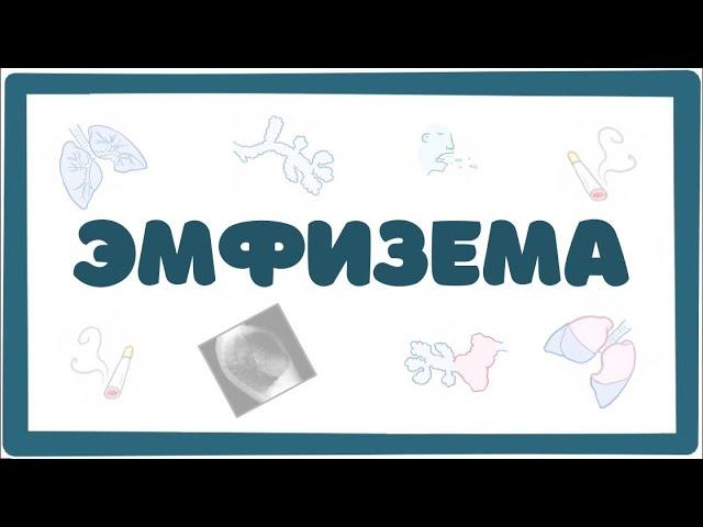 Эмфизема ХОБЛ - причины, патофизиология, симптомы, терапия (лекция)