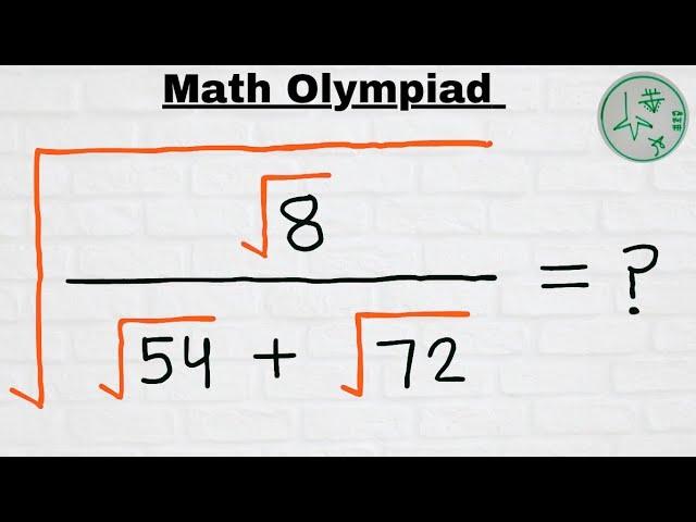 USA || A Nice Square Root Algebra Problem !! Math Olympiad 