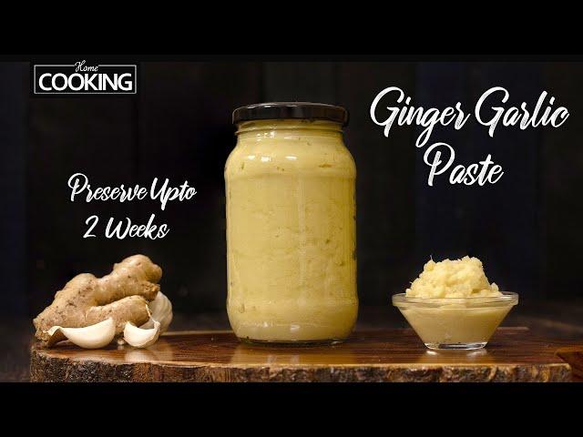 How to Make Ginger Garlic Paste |Homemade Ginger Garlic Paste |Ginger Garlic Paste Preservation Tips