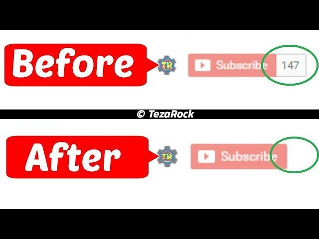 How to Hide Your YouTube Channel Subscribers Count?