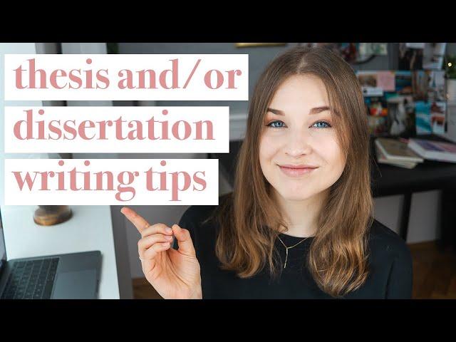 How to write a Master’s Thesis  - Academic writing tips and advice for writing a dissertation