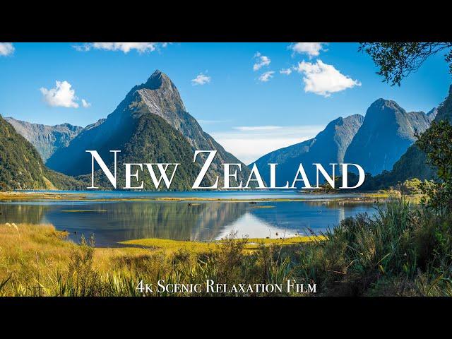 New Zealand 4K - Scenic Relaxation Film With Inspiring Music