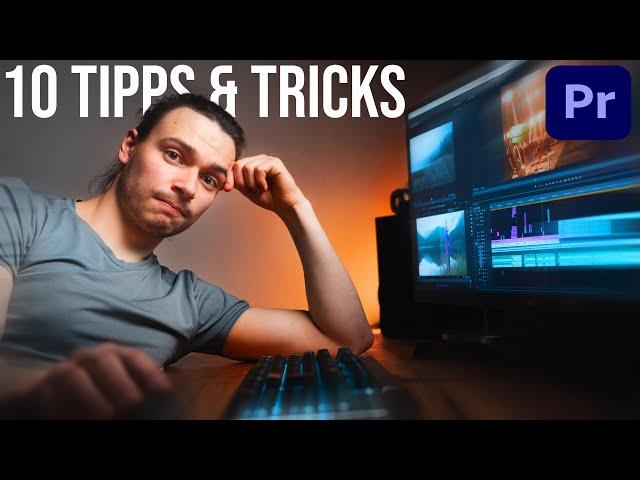 10 Premiere Pro Tipps und Tricks für ANFÄNGER und PROS! Tutorial (deutsch)