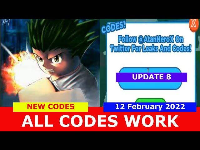 *ALL CODES WORK* [UPDATE 8] NEW CODES! Anime Punching Simulator ROBLOX | February 12, 2022