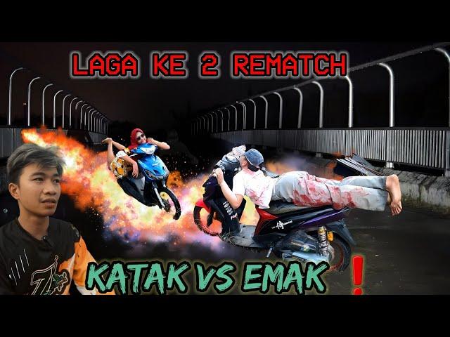 KATAK BHIZER VS EMAK GILA ! PARA KODAM LAGA BALAPAN KE 2 EMAK GILA KALAH DI PUTARAN PERTAMA 