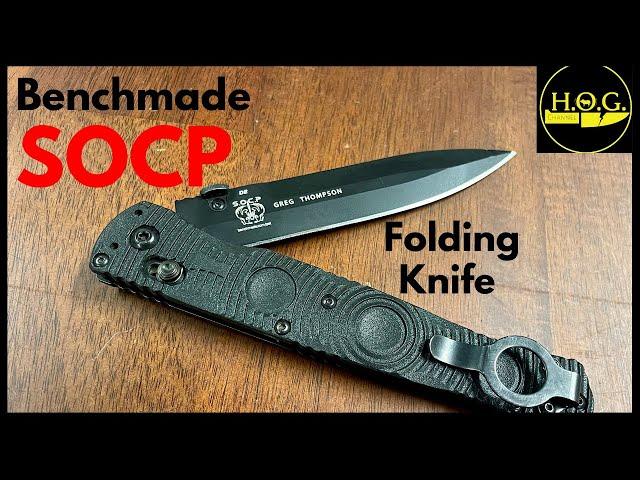 Benchmade SOCP Tactical Folder Review | Designed For The US Special Operations Combatives Program