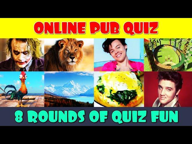 Pub Quiz (Part 1) | Online Pub Quiz  