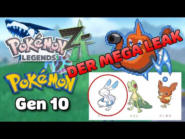 THE BIGGEST POKEMON LEAK IN HISTORY - GEN 10, BETA Pokemon, Legends Z-A and much more!