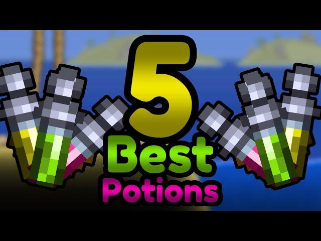 TOP 5 BEST potions in TERRARIA