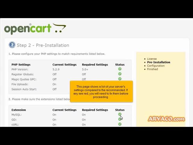 How to download and install OpenCart