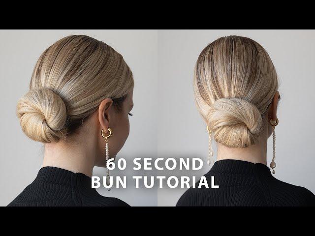 60 Second Updo Tutorial ️