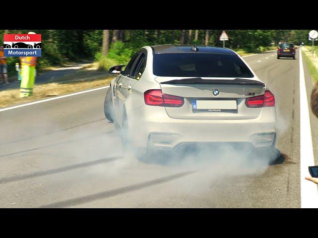 BMW ///M Cars leaving BimmerFest 2023 - 840HP M140i, Turbo E30, 1000HP M5, MH4 GTR, 1M Coupe,...