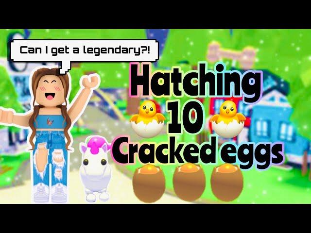 Hatching 10 CRACKED EGGS! Did We Get A Legendary?! ~Its Cxco Twins~