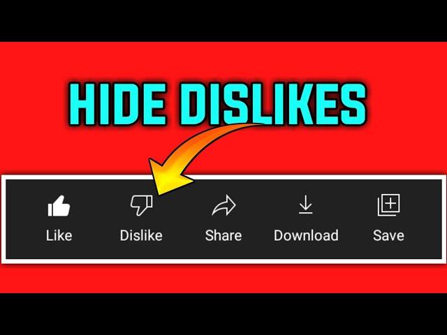 How to hide dislike from youtube videos || hide Dislikes on youtube || TECHNICAL SHEZADI