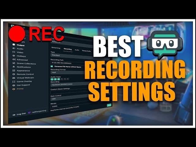 BEST SETTINGS for RECORDING VIDEOS with STREAMLABS OBS | YouTube, TikTok and More!