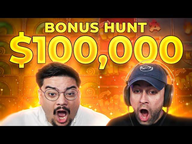 @PKLE has INSANE LUCK in this MASSIVE $100,000 Bonus Hunt... 50+ BONUSES!! (Highlights)