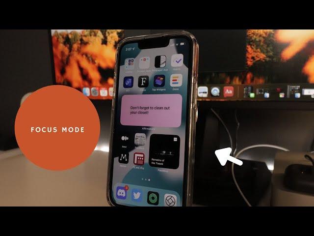 Focus Mode on iOS 15 - And how I use it on the iPhone 13 mini