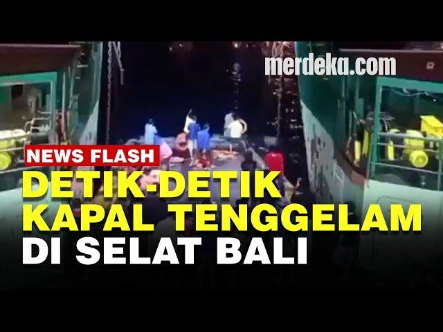 Kapal Feri KMP Yunicee Tenggelam Dekat Pelabuhan Gilimanuk