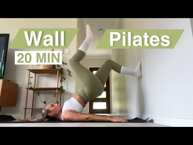 WALL PILATES WORKOUT FOR BEGINNERS | 20 Min (No Talking)