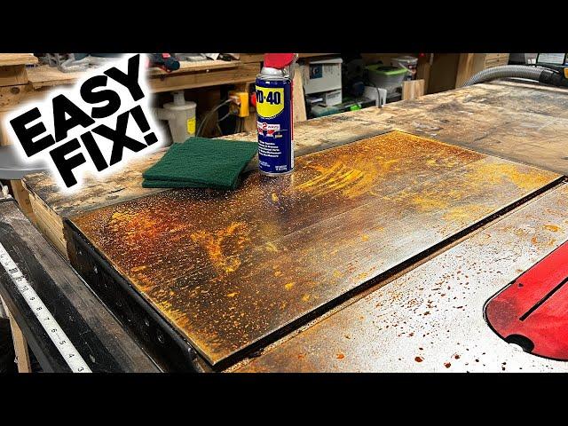 Save Your Rusty Table Saw!