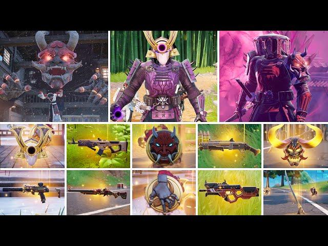 All Demon Bosses, Mythic Weapons, Oni Masks & Medallions Guide - Fortnite Chapter 6 Season 1