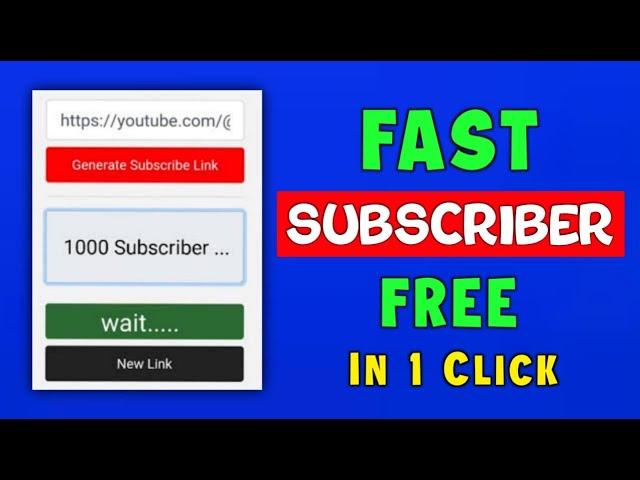 How To Get Free Subscribers On YouTube - Free Subscribers For YouTube