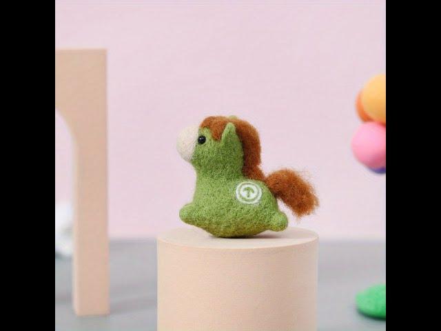 F77-1 Crafting a Green Horse!  Join the wool felting fun as we make our cute green equine friend!