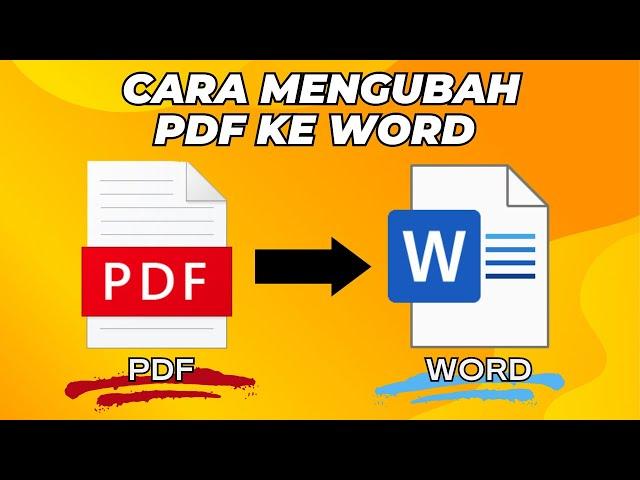 3 Cara Mengubah File PDF Ke Word Dengan Mudah Tanpa Install Aplikasi Tambahan | Tutorial Word