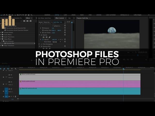 How to Use Photoshop files in Premiere Pro