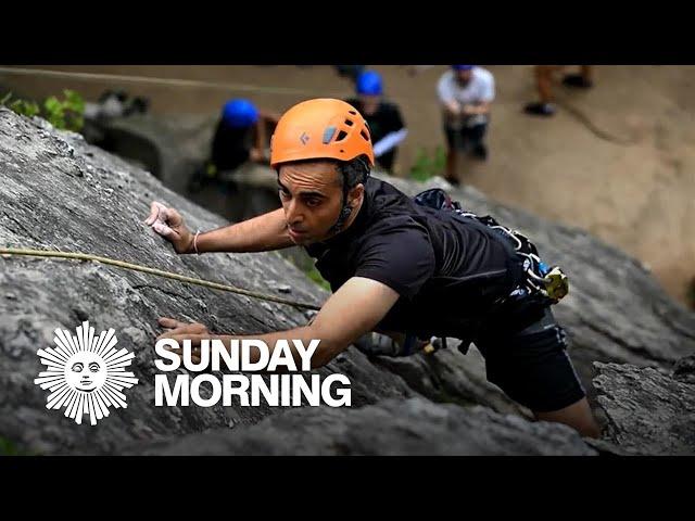 Combating Parkinson's with rock climbing