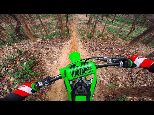 Woods Trail Riding on 2020 Kawasaki KX250F