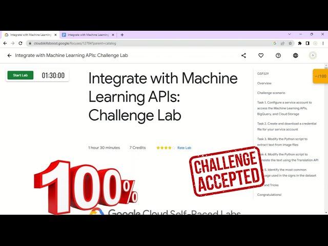 Integrate with Machine Learning APIs Challenge Lab || GSP329 || Solution