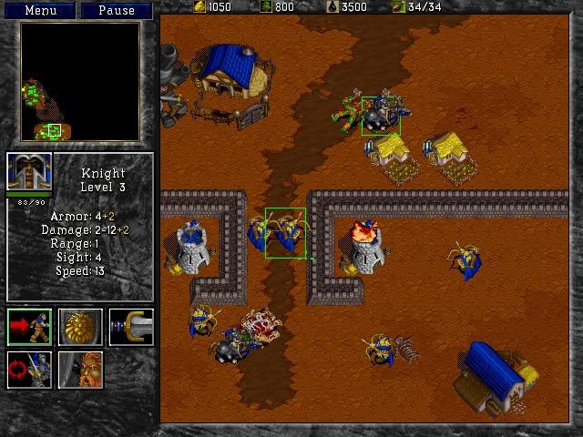 Warcraft 2: Beyond the Dark Portal - Human Campaign Gameplay - Mission 3