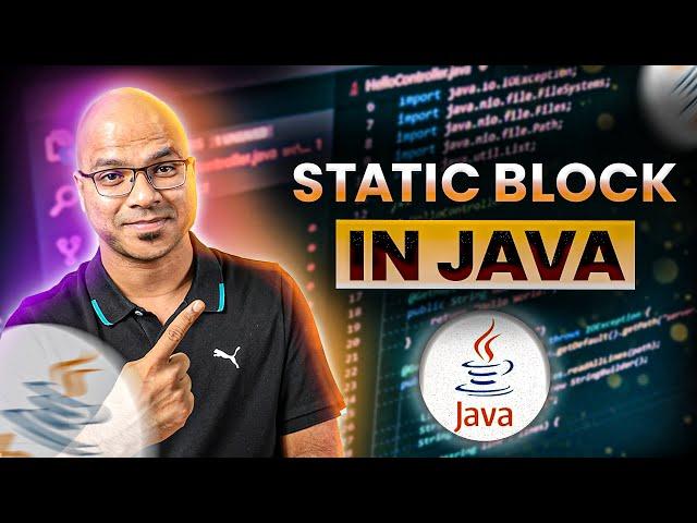 #39 Static Block in java