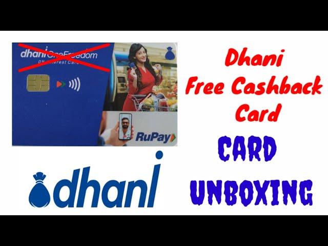 Dhani Free Cashback Card Unboxing #Dhani #Unboxing #Card