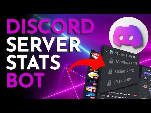 How to Add Server Stats on Discord (2022) | server stats bot discord