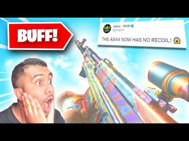 THIS NEW AS44 CLASS HAS NO RECOIL AFTER BUFF!  (Long Range AS44 Build In Warzone Season 3)