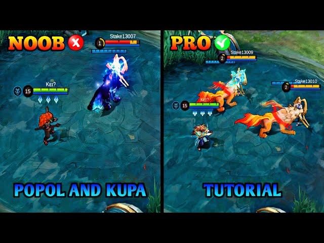 POPOL AND KUPA TUTORIAL | MASTER POPOL AND KUPA IN JUST 15 MINUTES | BUILD, COMBO AND MORE | MLBB