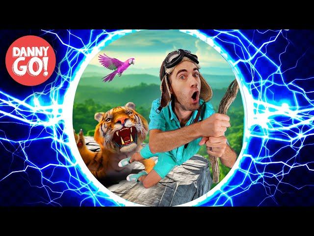 “Escape From Tiger Island!” (Jungle Adventure) ️HYPERSPEED REMIX️/// Danny Go! Songs for Kids