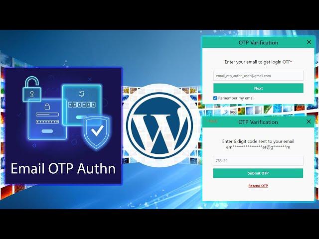 Email OTP Authenticator : A WordPress Plugin