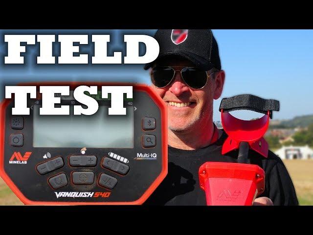 Minelab Vanquish 540 Metal Detecting Testing and recovery speed