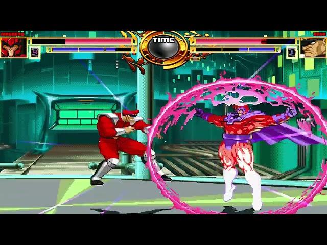 NICK54222 MUGEN: Magneto VS M. Bison