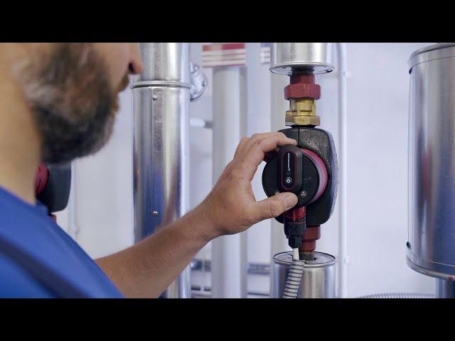 So einfach geht der hydraulische Abgleich mit der Grundfos ALPHA2