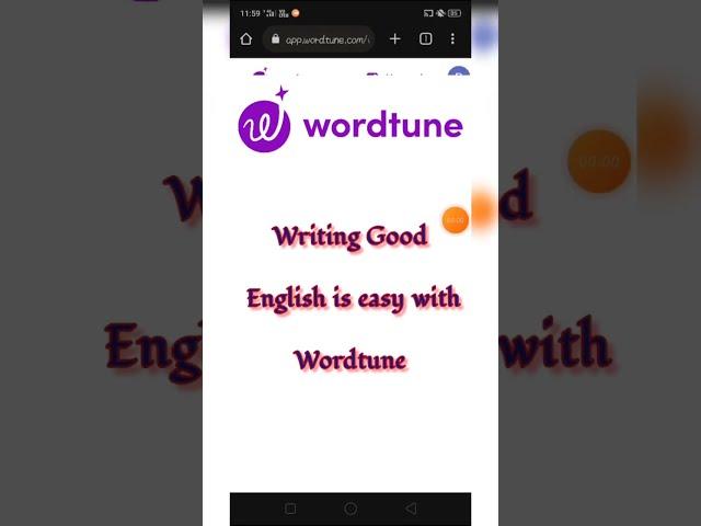 Wordtune unlimited rewrite || How to use Wordtune freely || Wordtune Correct Your Sentence Trick