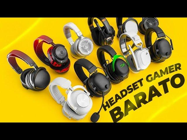 TOP 10 MELHORES Headset Gamer BOM e BARATO Custo Beneficio 2024 (Áudio e Microfone INCRIVEL)